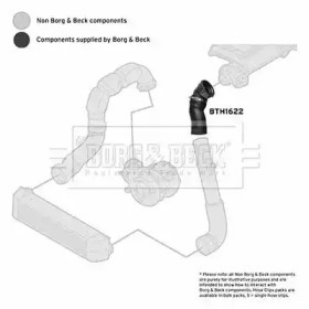 BORG & BECK bth1622 -  Трубка нагнетаемого воздуха